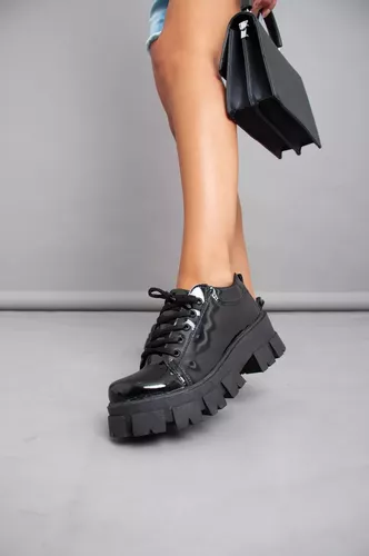 BORCEGO ZAPATO MUJER PLATAFORMA LIVIANA MODA VALTINO ART540
