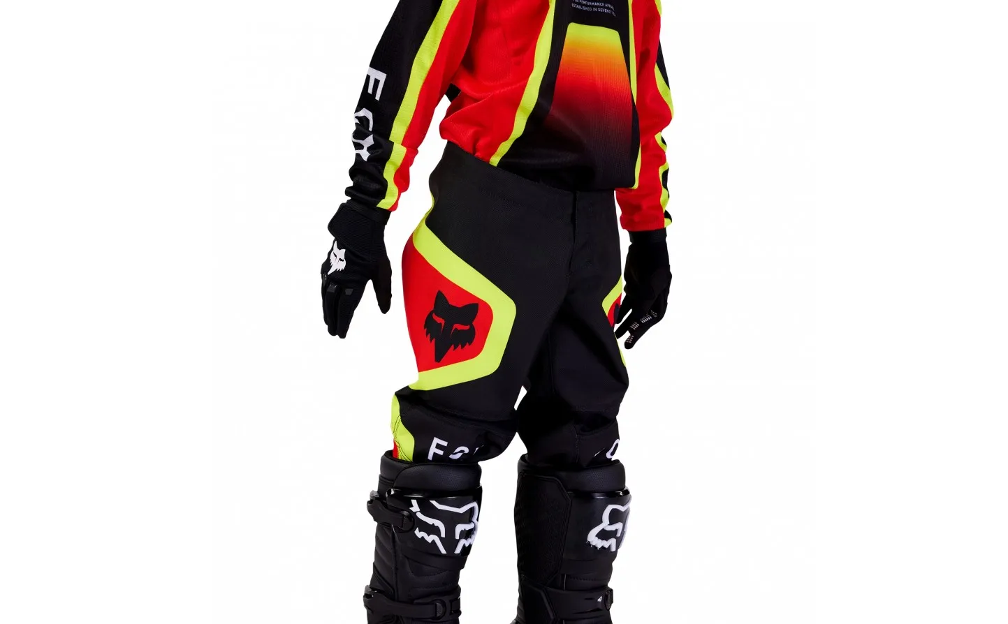 CAMISETA FOX INFANTIL 180 BALLAST NEGRO ROJO |31431017|