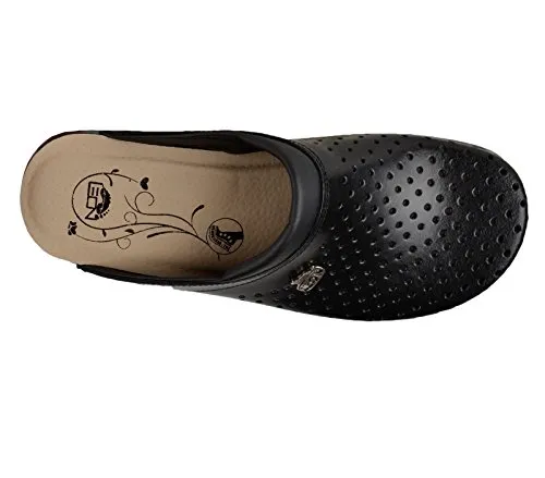 LEON PU100  ZUECO DE PIEL