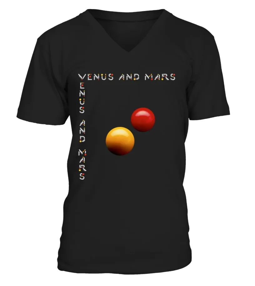 RK70S715BK. PAUL MCCARTNEY &AMP; WINGS  VENUS AND MARS CAMISETA CUELLO EN V UNISEX
