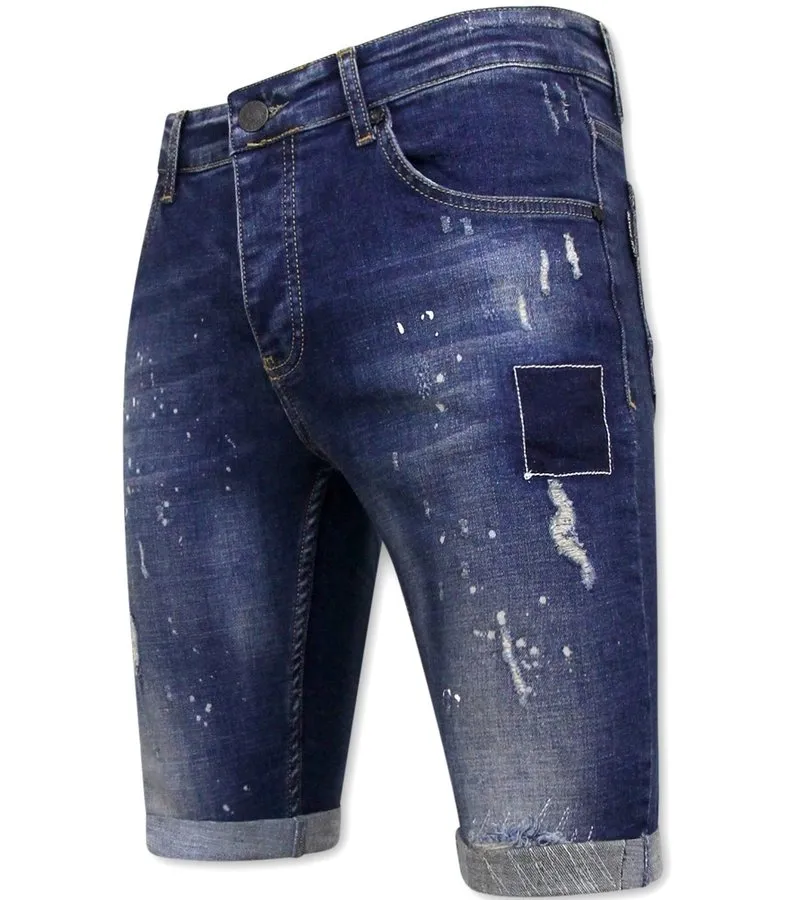 SLIM FIT BERMUDAS HOMBRE  1026SH  AZUL