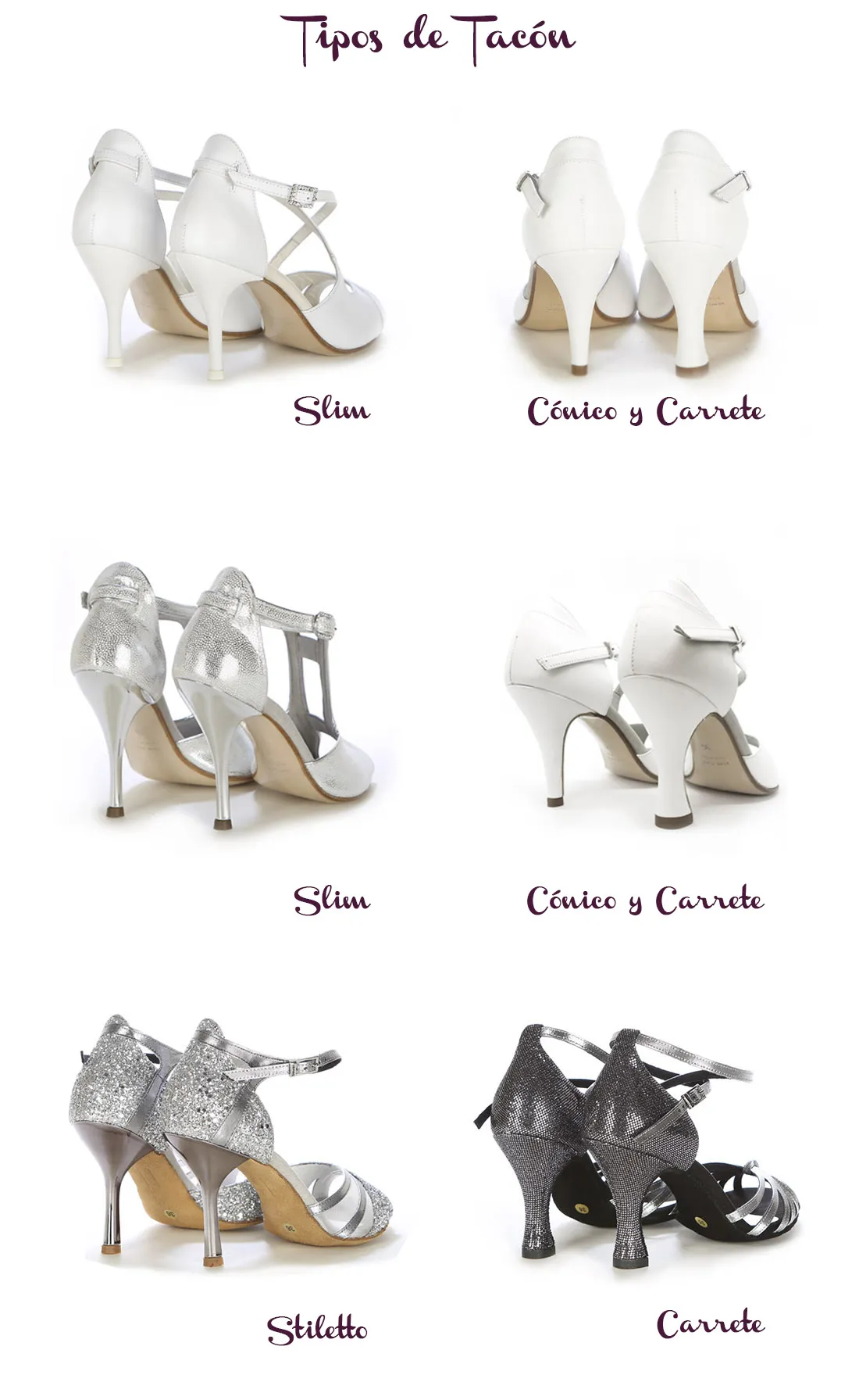 Zapato de novia charol blanco
