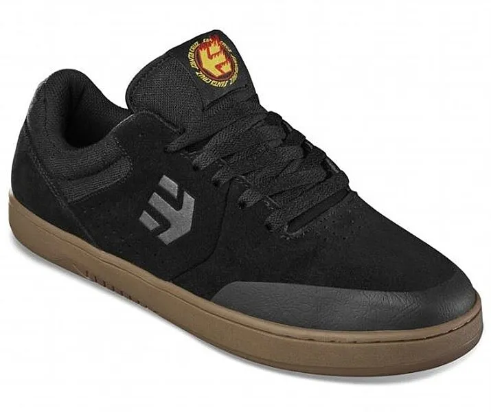 ZAPATOS ETNIES MARANA X SANTA CRUZ  BLACK/GUM  MEN´S