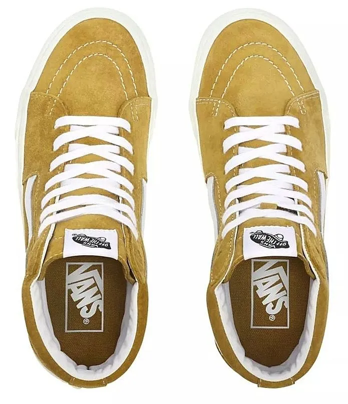 ZAPATOS VANS SK8HI  PIG SUEDE/HONEY GOLD/TRUE WHITE