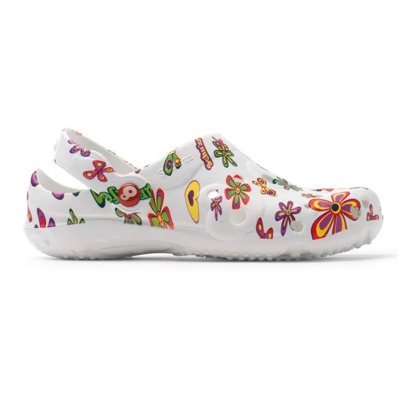 ZUECO LABORAL DE MUJER GLOBULE POP FLOWER  OFERTA